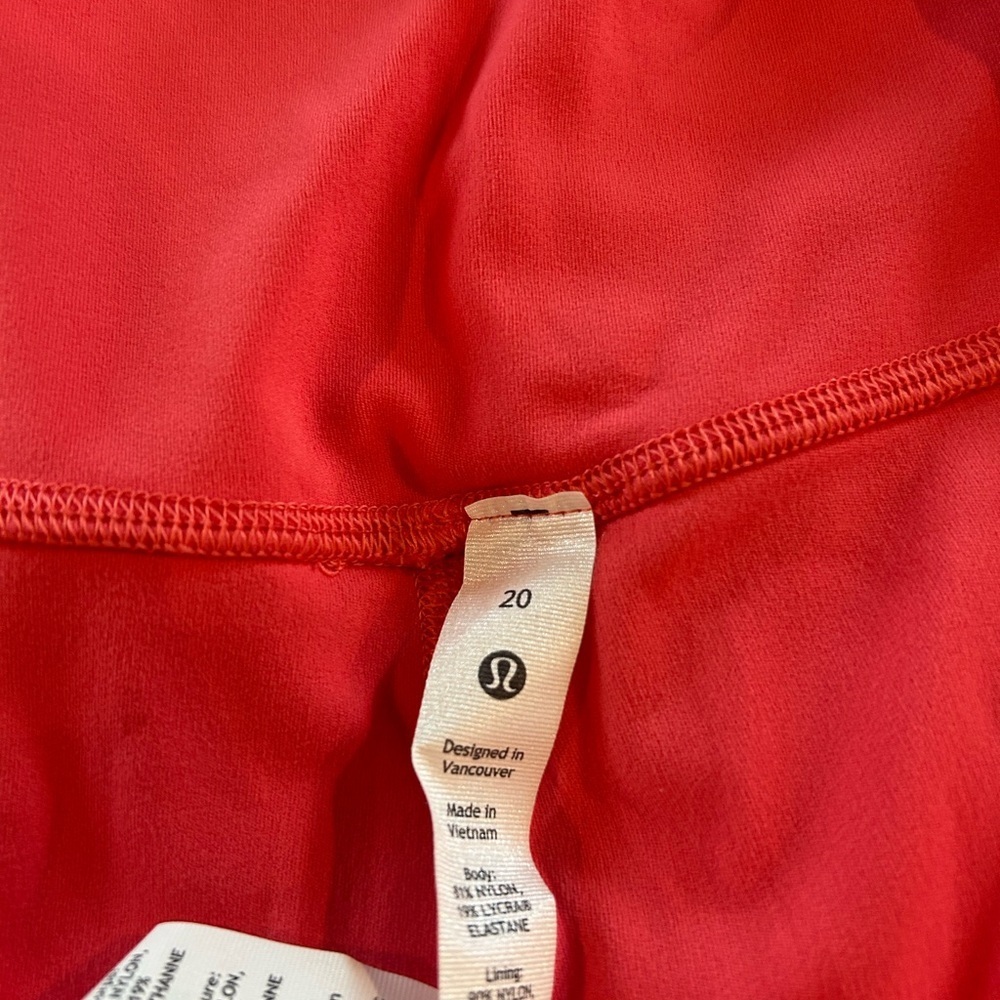 NWT Lululemon Align Highrise 25” Women’s Size 20 Vibrant Leggings - Picture 4 of 7